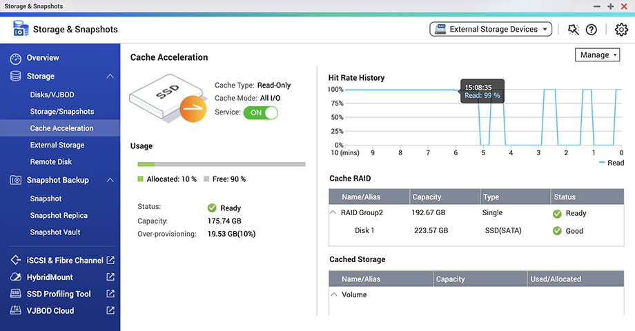 QTS 5.0 enhances NVMe SSD performance and utilization