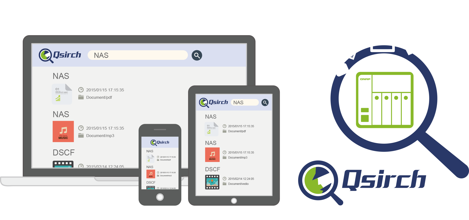 Qsirch - A powerful search engine in your NAS Qsirch - A powerful search engine in your NAS